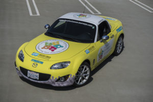 picture of Cancer Journeys Foundation Mazda MX-5 autocross car