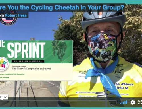 Win a Cycling Sprint Champion Jersey and Help Cancer Survivors