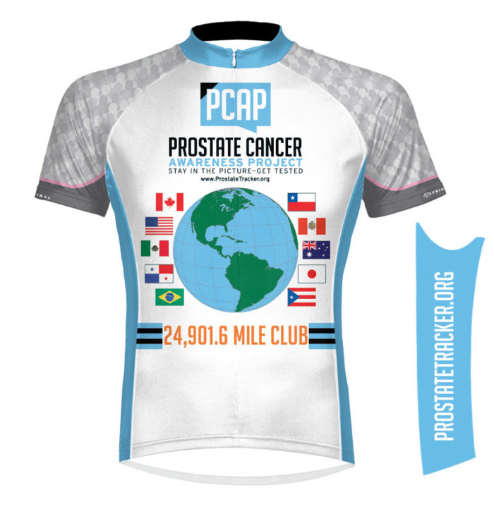 Prostate Cancer Mileage Jersey Front